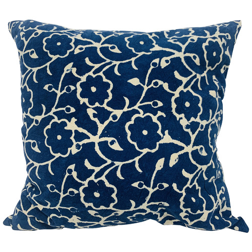 Navy floral outlet cushions